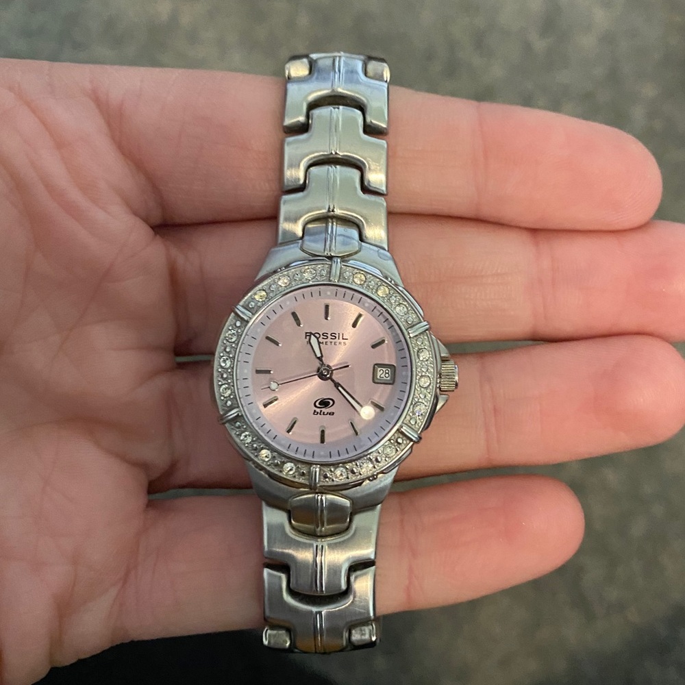 Fossil blue watch